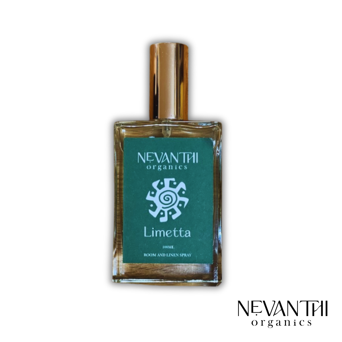 Limetta Room & Linen Spray – Lime, Basil & Mandarin - Nevanthi Organics