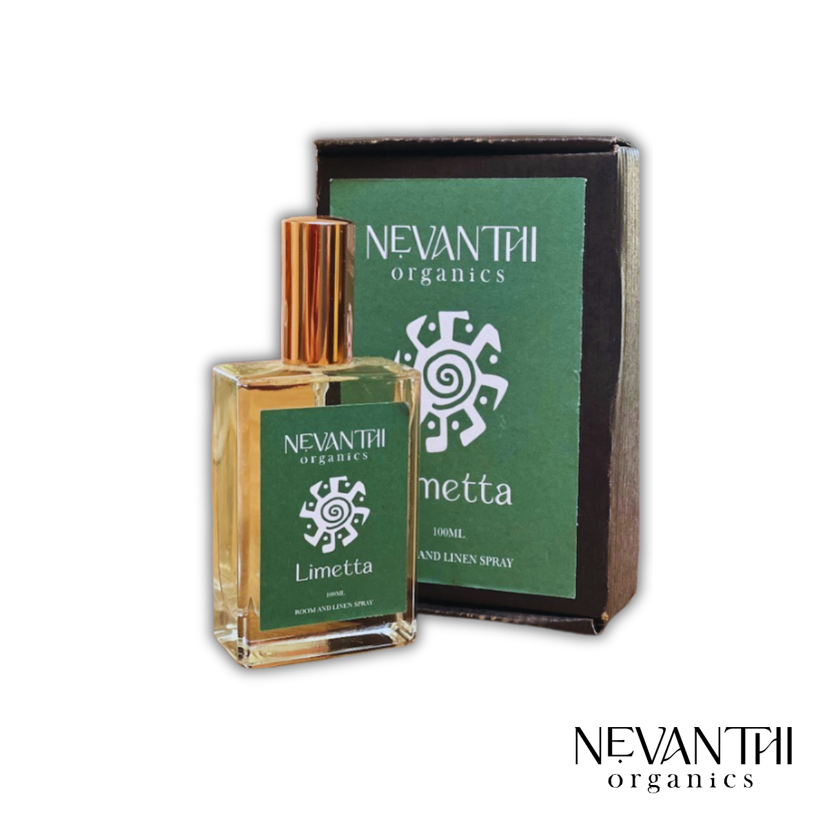 Limetta Room & Linen Spray – Lime, Basil & Mandarin - Nevanthi Organics