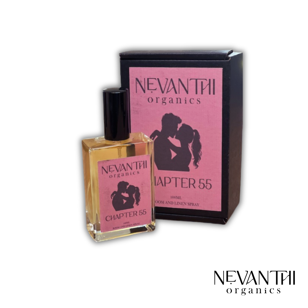 Chapter 55 Room & Linen Spray - Romantic Linen Mist with Sandalwood, Lavender & Neroli - Nevanthi Organics