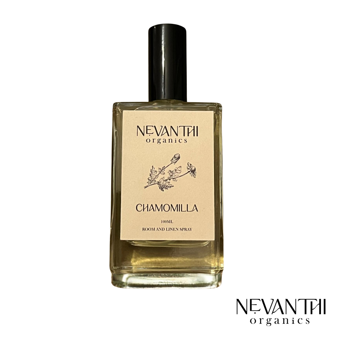 Chamomilla Room & Linen Spray - Natural Lavender & Jasmine Sleep Mist - Nevanthi Organics