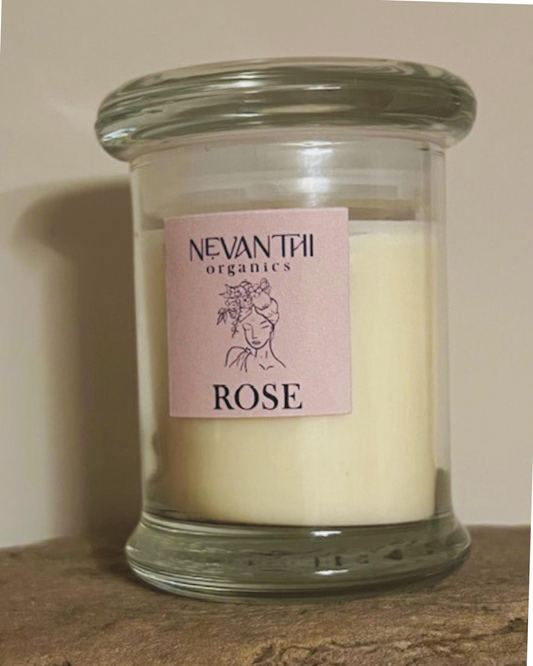 Rose Candle, Rose Geranium & Rosewood