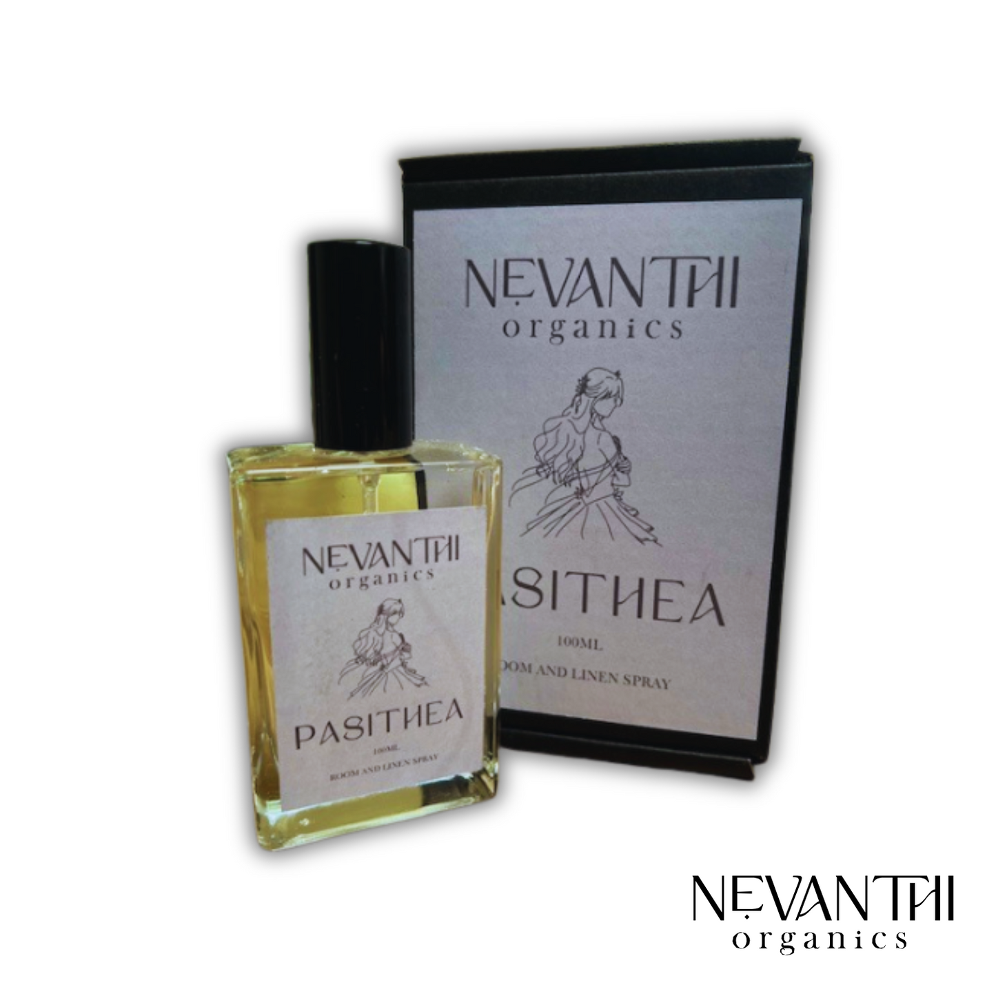 Pasithea - Room & Linen Spray - Calming Lavender & Bergamot - Nevanthi Organics