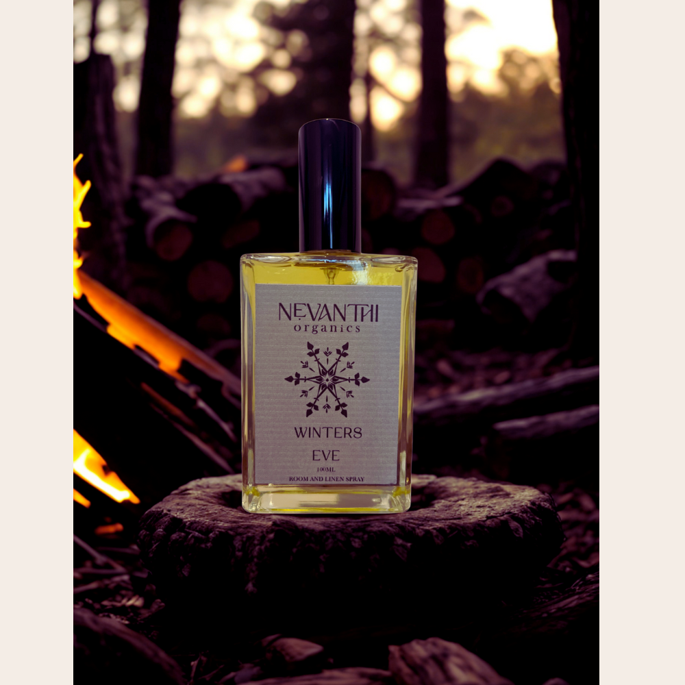 Winter’s Eve Room & Linen Spray – Cinnamon & Nutmeg - Nevanthi Organics