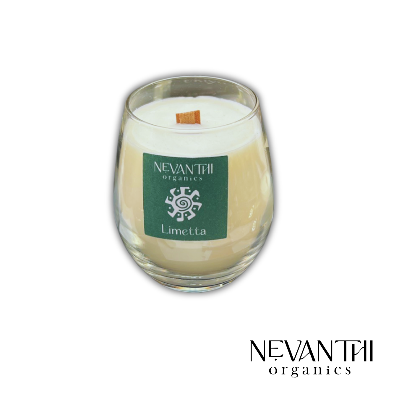 Limetta Classic Candle - Lime, Basil and Mandarin - Nevanthi Organics