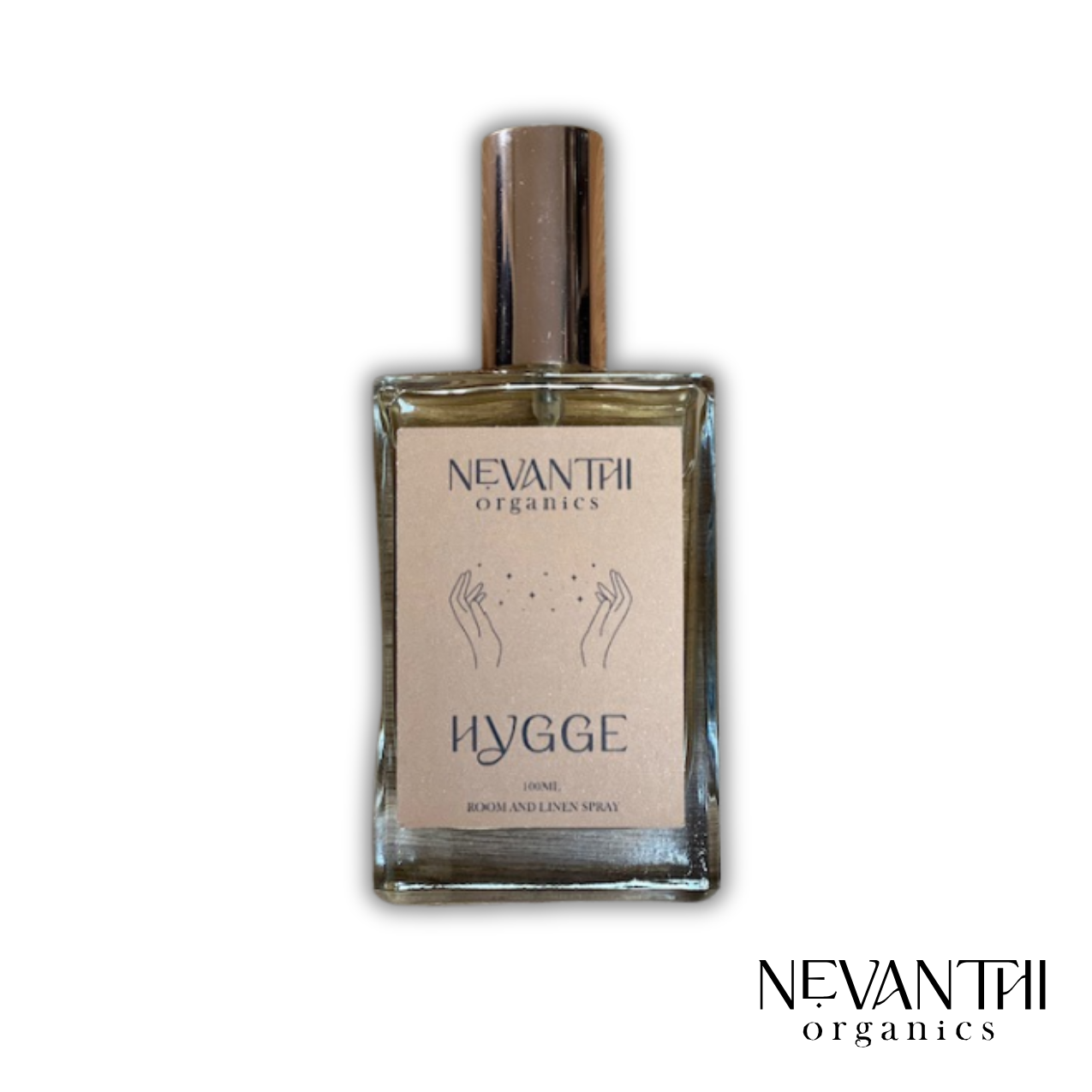 Hygee Room & Linen Spray - Cosy Vanilla with Bergamot & Myrrh - Nevanthi Organics