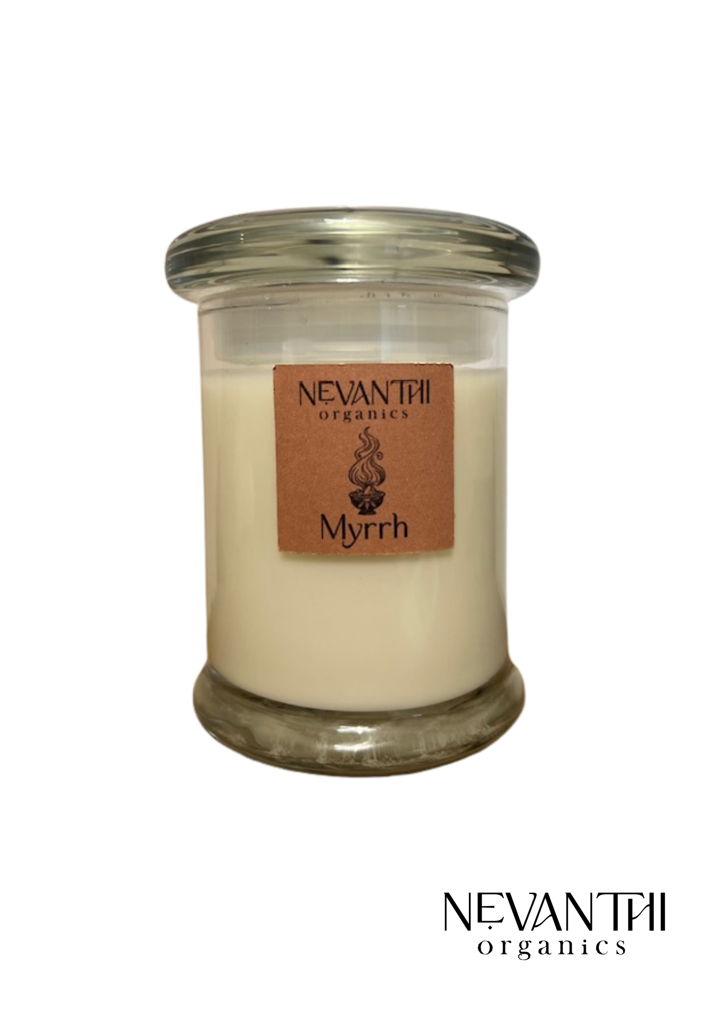 Omumbiri Myrrh & Tonka — Soy Wax Wooden Wick Candle | Nevanthi Organics