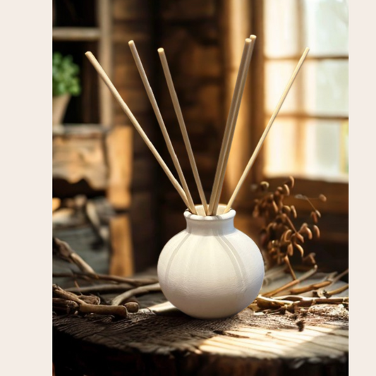 Handcrafted Ceramic Diffuser – Modern Nude Home Fragrance - Nevanthi Organics