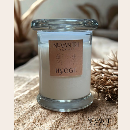 Hygge Soy Wax Candle — Vanilla, Black Pepper & Myrrh