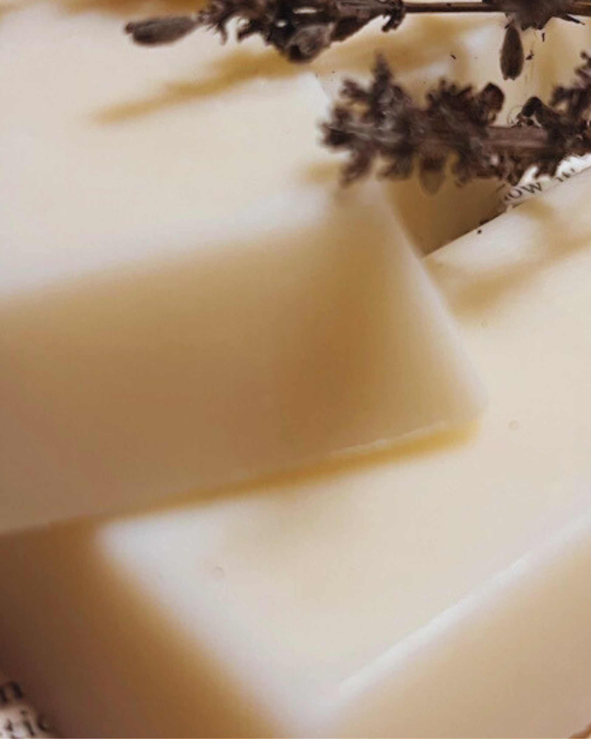 Pasithea wax melts close up — six luxury wax melts by Nevanthi Organics
