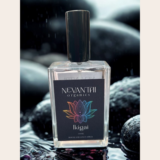 Ikigai Room & Linen Spray – Grapefruit, Waterlily & Honeysuckle - Nevanthi Organics