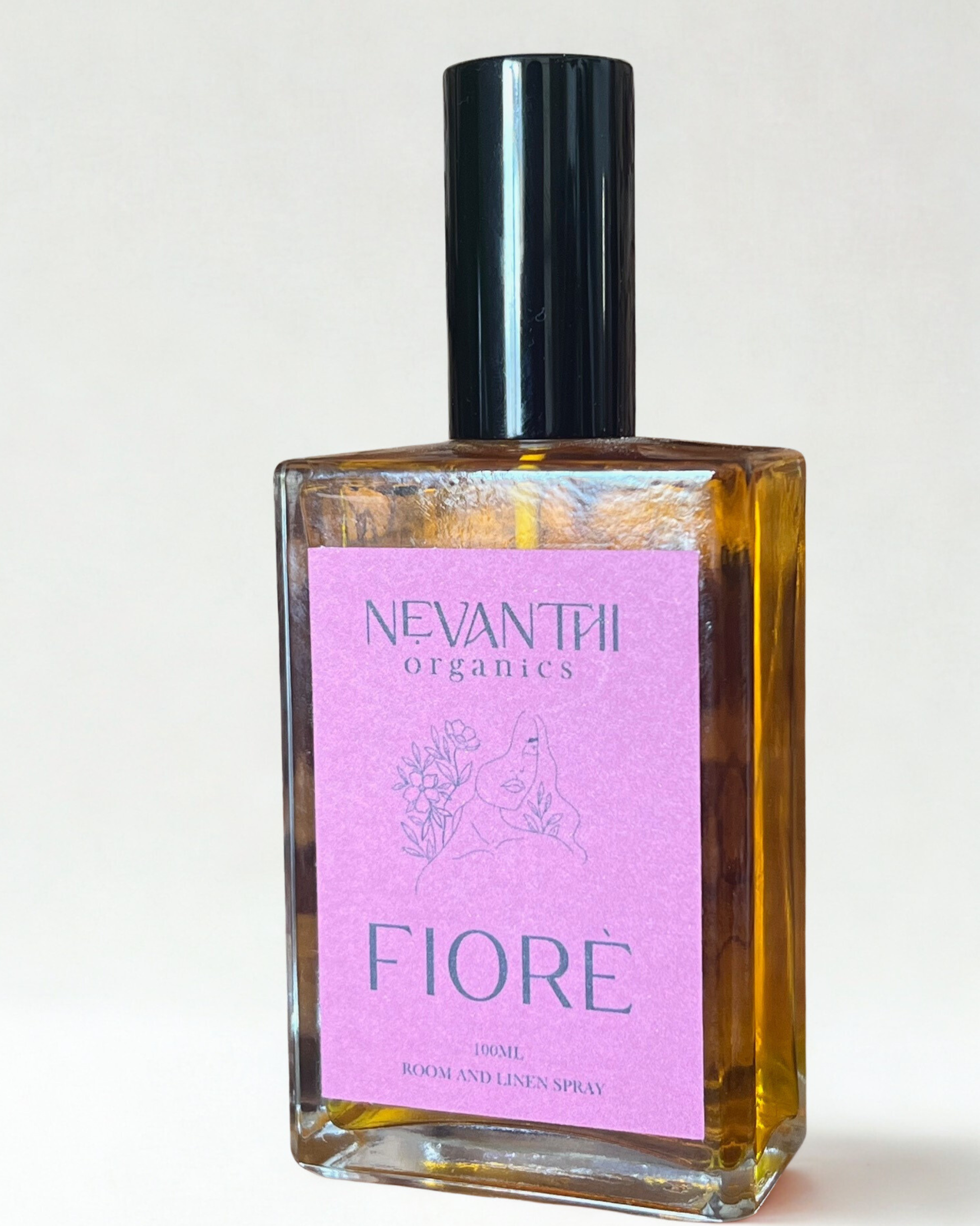 Fiore room spray — handmade UK linen spray with jasmine ylang ylang and red mandarin by Nevanthi Organics