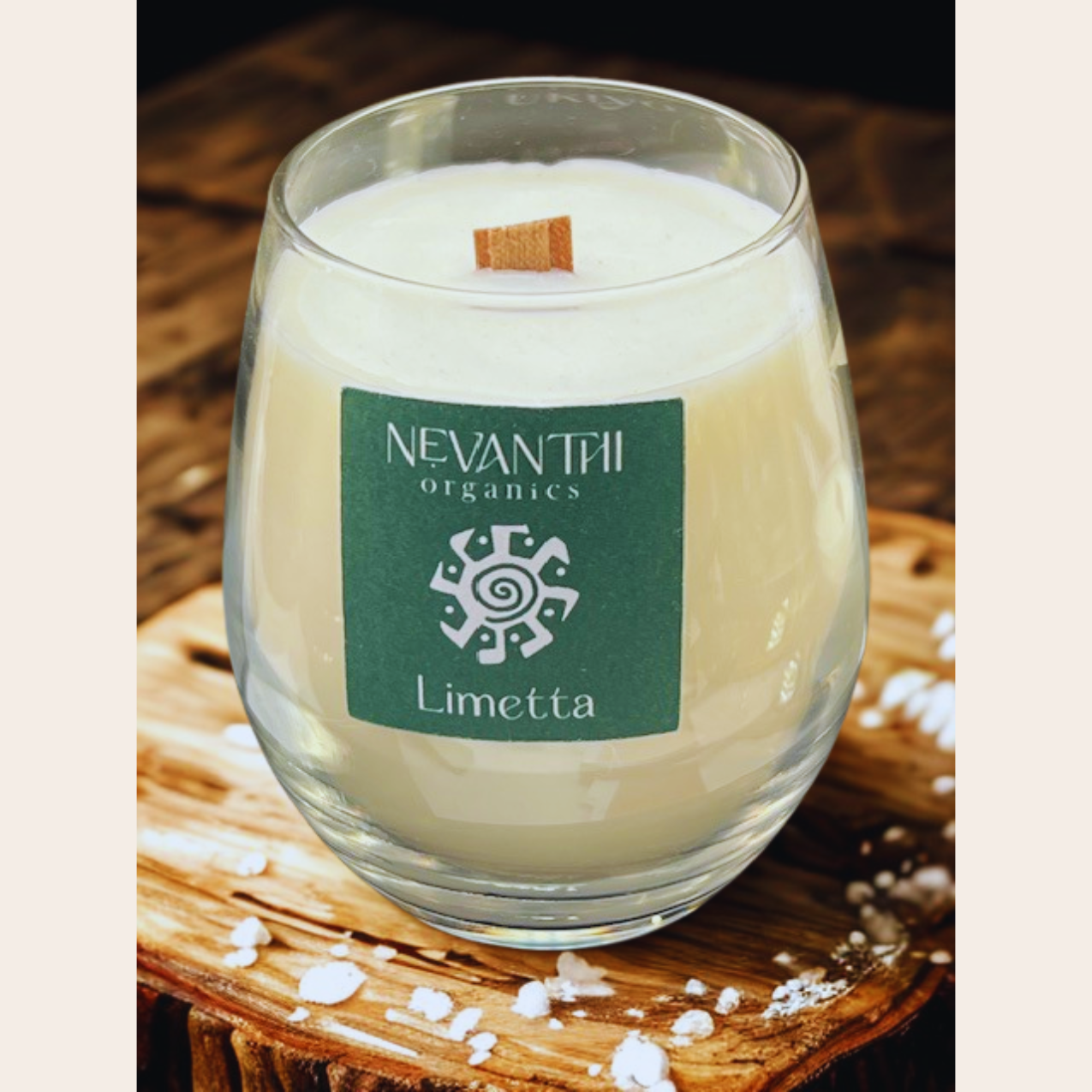 Limetta Classic Candle - Lime, Basil and Mandarin - Nevanthi Organics