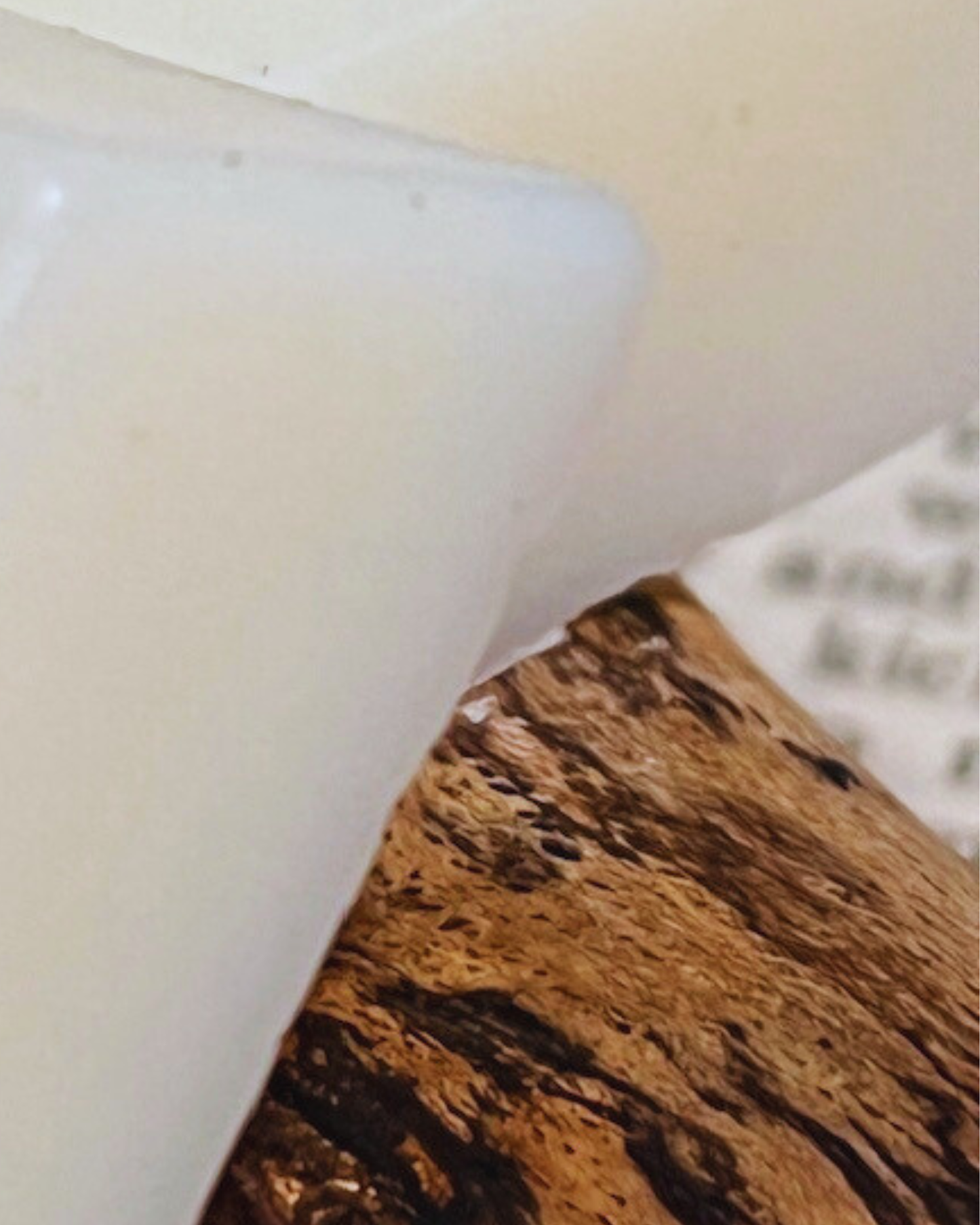 Driftwood wax melts close up — six luxury coastal wax melts by Nevanthi Organics